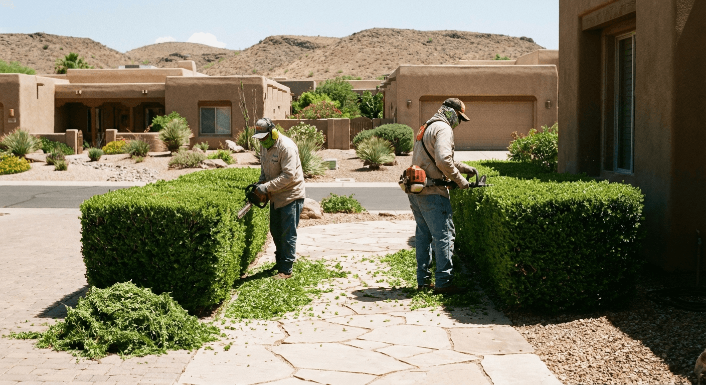 Summer lawn maintenance